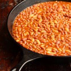 Pork Belly Baked Beans