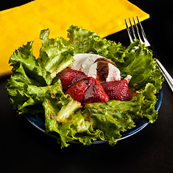 Roast Strawberry Salad