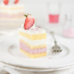 Strawberry Mousse Cake