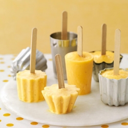 Orange-Banana Smoothie Pops