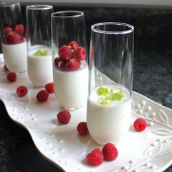 Coconut Lime Panna Cotta