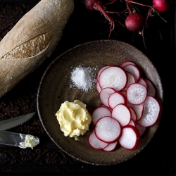 Bread, Butter, Sea Salt, & Radishes