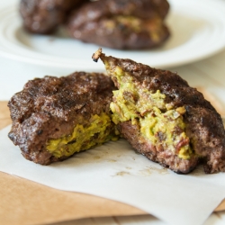 Avocado Stuffed Burger