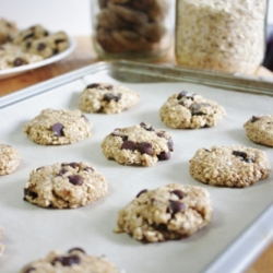 Chocolate Raisin Oat Cookies