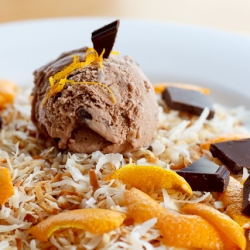 Coconut, Chocolate&Orange Ice Cream