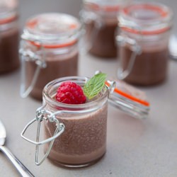 Chocolate panna cotta