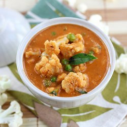 Cauliflower Peas Kurma