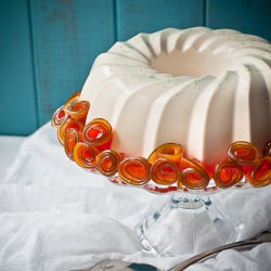 Blancmange with Candied Papaya