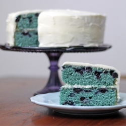 Blueberry Velvet Cake