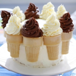 Soft Serve Birthday Cake