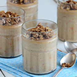 PB, Oat & Carrot Breakfast Pudding