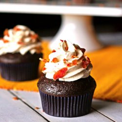 Chocolate Bacon Cupcakes