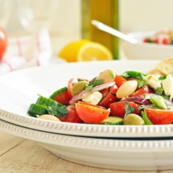 Greek Salad w/ Butterbeans