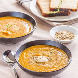 Carrot & Sweet Potato Soup