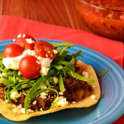 Vegetarian Tostadas