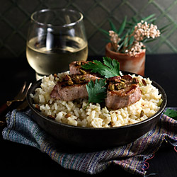 Herb Pecan Spiced Rice