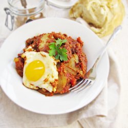 Shakshuka with Sausage and Potatoes