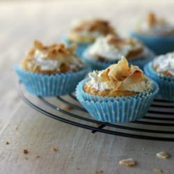 GF Lemon Coconut Cupcakes