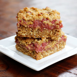 Rhubarb Crumble Bars