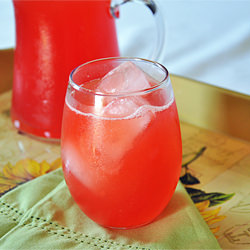 Rhubarb and Strawberry Juice