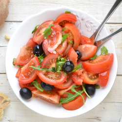 Tomato Salad with Salt