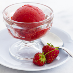 Strawberry Balsamic Sorbet