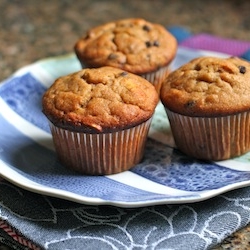 Peanut Butter Banana Muffins