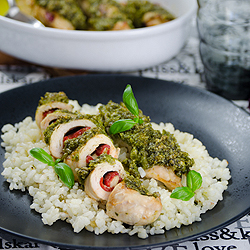 Chicken Rolls with Pesto