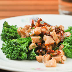 Broccolini with Smoked Chicken