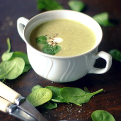 Spinach and Broccoli Soup