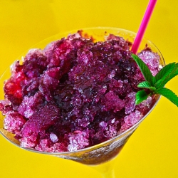 Blueberry Mojito Snow Cones