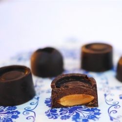 Gianduja filled chocolates