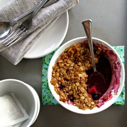 Summer Berry Crumble for Two