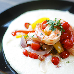 Shrimp & Very Gouda Grits