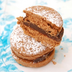 Chocolate and orange alfajor