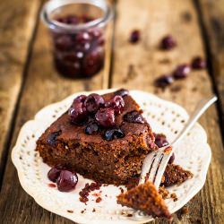 chocolate – cherry cake