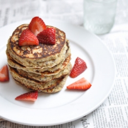 Lemon Poppy Seed Pancakes