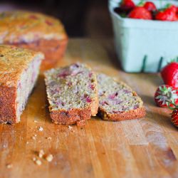 Strawberry Banana Walnut Bread