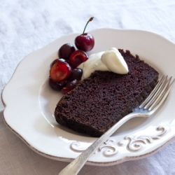 Chocolate Cherry Pound Cake