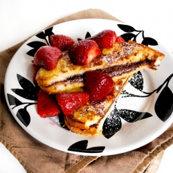 Strawberry Chocolate French Toast