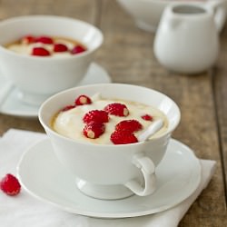 cream cheese & strawberries