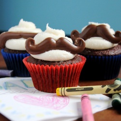 Mustache Cupcakes