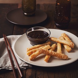 Deep-fried Cheesy Tikoy Spring Roll