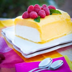 Mango Sorbet Dreamsicle Dessert