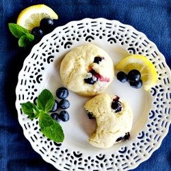 Blueberry Lemon Cheesecake Cookies