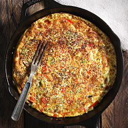 Grilled Vegetarian Frittata