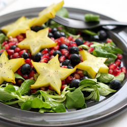 Fruit Salad and Poppy Seed Dressing