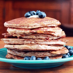 Brown Sugar Greek Yogurt Pancakes