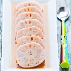 Stuffed Lotus Root with Sticky Rice