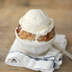 Individual Peach Cobblers